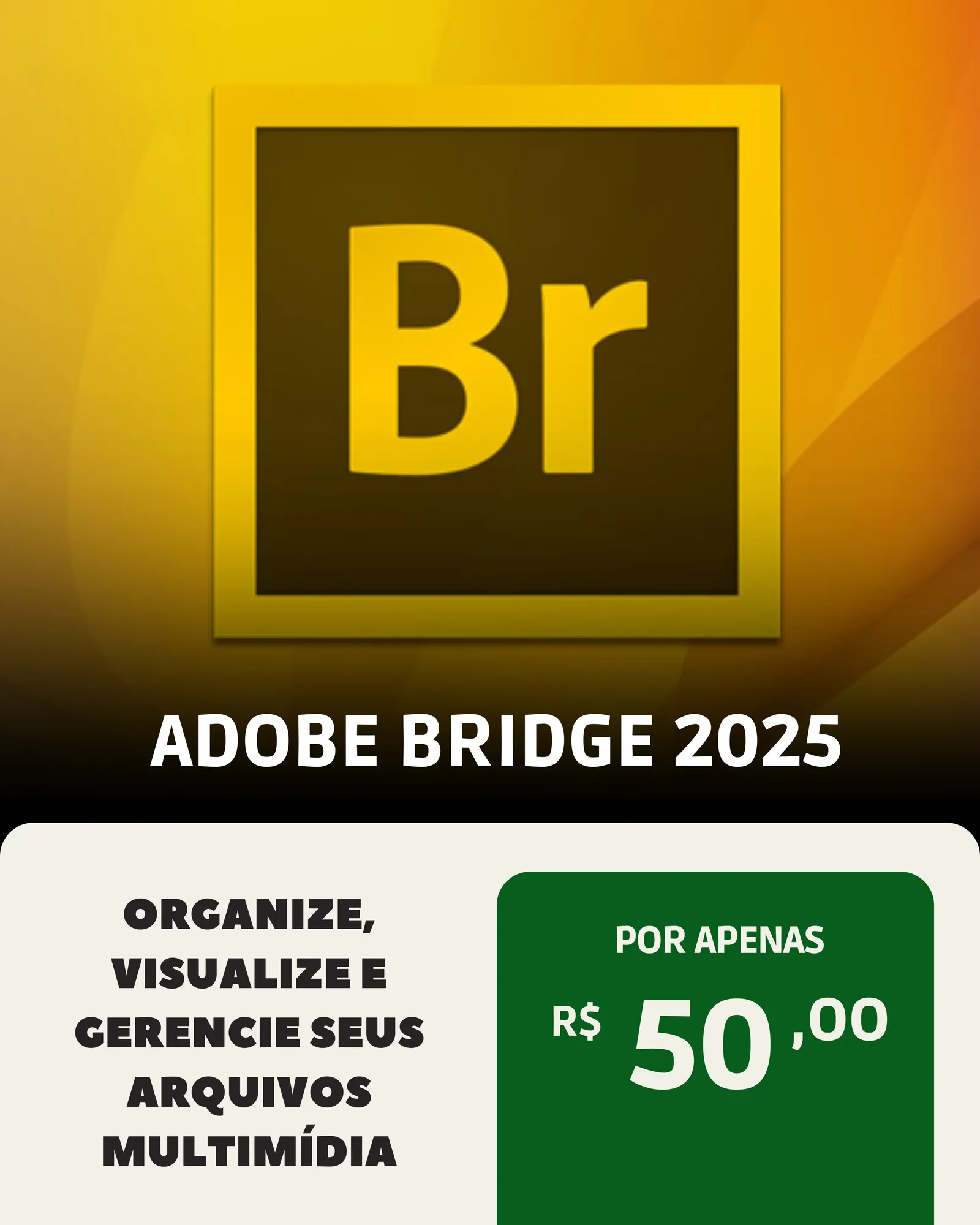 Adobe Bridge – Licença Vitalícia | Licença Vitalícia + Suporte + Download Imediato