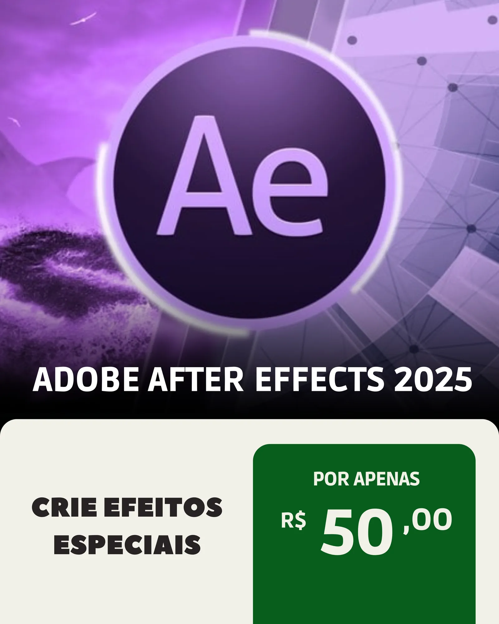 Adobe After Effects 2025 – Licença Vitalícia | Licença Vitalícia + Suporte + Download Imediato
